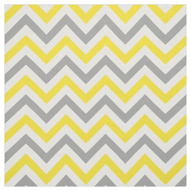 Tecido Amarelo, Cinza Dk, GV Branco Chevron ZigZag Sz6 (Modelo)