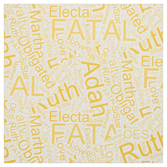 Tecido Amarelo de Colagem OES (Modelo)