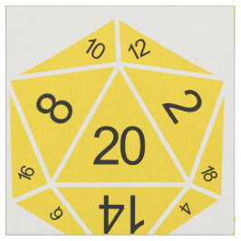 Tecido amarelo de dispositivo D20