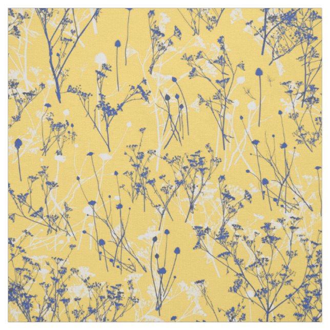 Tecido Amarelo de mostarda azul-legante moderno (Modelo)