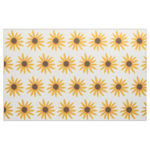 Tecido amarelo de pintura do costume dos girassói