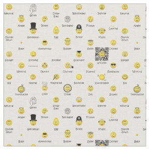 Tecido amarelo dos Emoticons