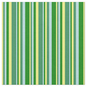 Tecido Amarelo, Verde-Mar, Azul-Pó e Verde Colorido