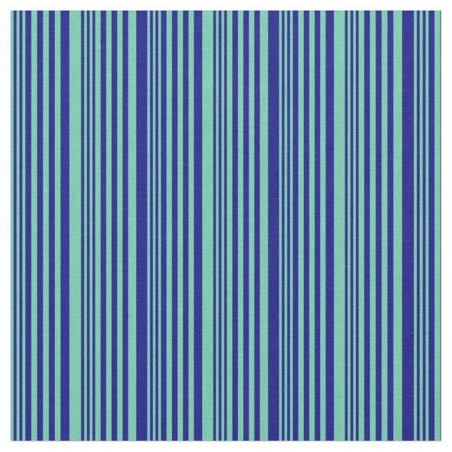 Tecido Amarino e Padrão Azul de Stripes (Detalhe)