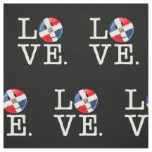 Ame a República Dominicana Sorrindo Bandeira
