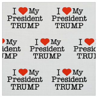 Tecido Ame o meu presidente Trump