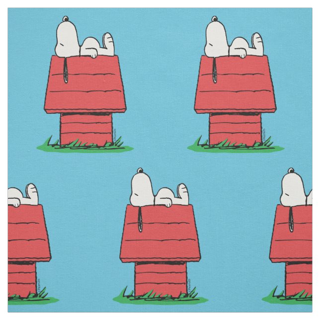 Tecido Amendoins | Snoopy Dormindo (Modelo)
