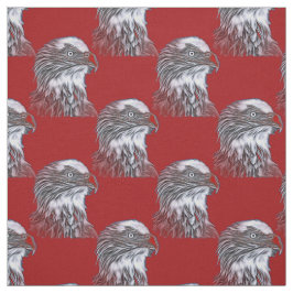 Tecido American Bald Eagle EUA Red