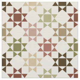 Tecido Amish Quilt Impressão Neutral Cores Padrão