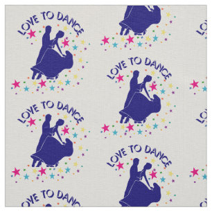 Tecido Amor à dança