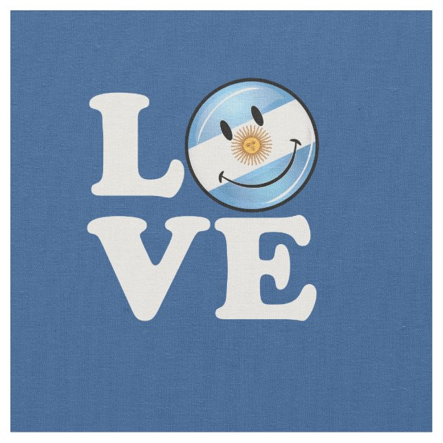 Tecido Amor Argentina (Detalhe)