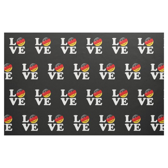 Tecido Amor Da Alemanha Sorrindo Bandeira (Fat Quarter)