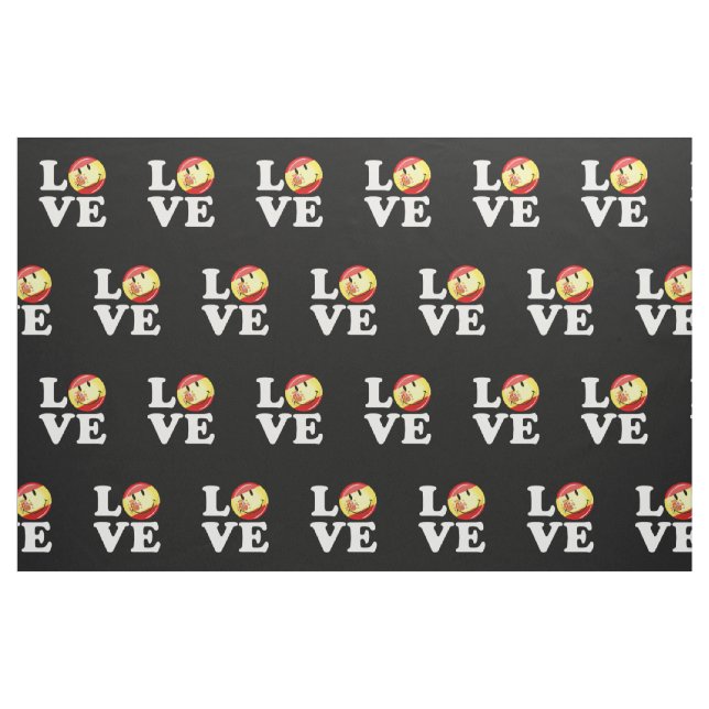Tecido Amor da bandeira de sorriso da espanha (Fat Quarter)
