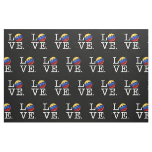 Tecido Amor da bandeira de sorriso de Venezuela