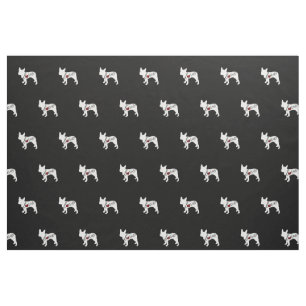 Tecido Amor de Boston Terrier