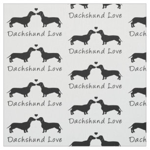Tecido Amor do Dachshund!