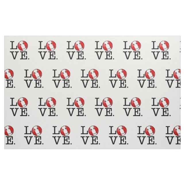 Tecido Amor Do Peru| Bandeira Peruana Sorrindo (Fat Quarter)