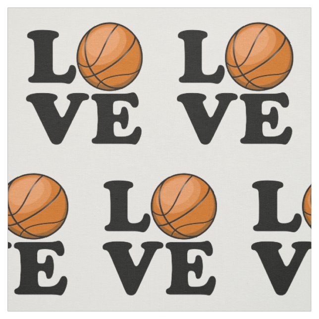 Tecido Amor pelo Basquete (Modelo)