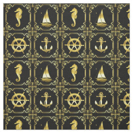Tecido Ancora/vela/roda/farol/golfinho