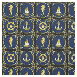 Tecido Ancora/vela/roda/farol/golfinho