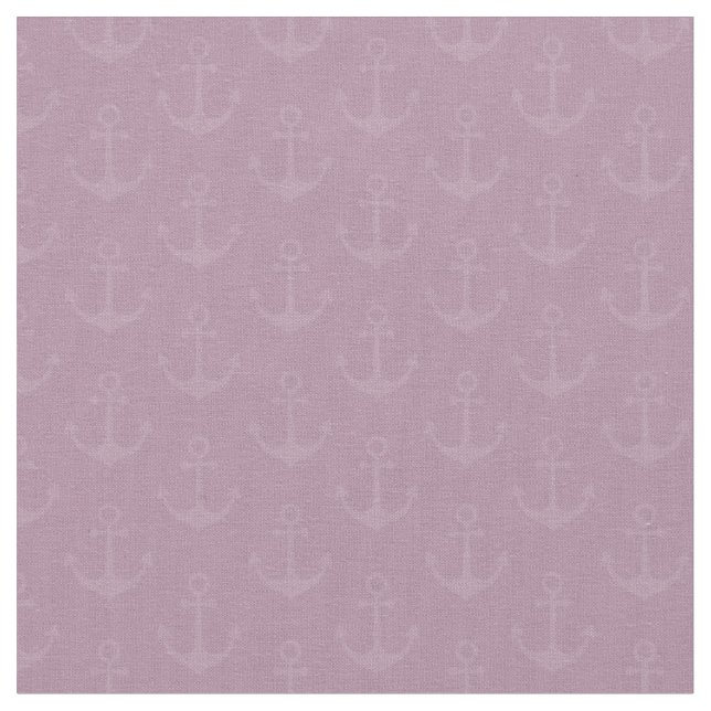 Tecido Âncoras Tonaise sobre Magenta Cinza Claro (Detalhe)