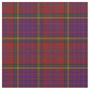Tecido Anderson do Clã Vermelho de Kinnequerida Tartan