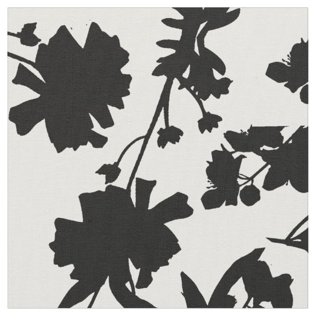 Tecido Andreya preto e branco (Detalhe)