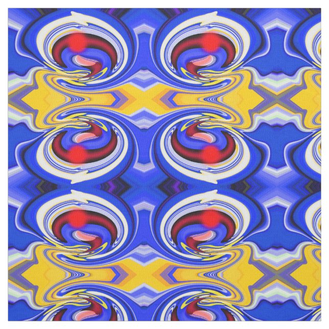 Tecido Anéis de fogo cósmico (Modelo)