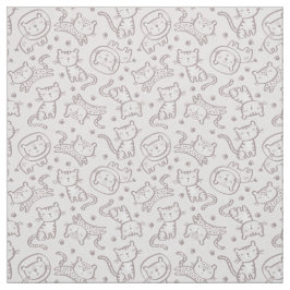 Tecido Animais da Selva Cortados na Areia