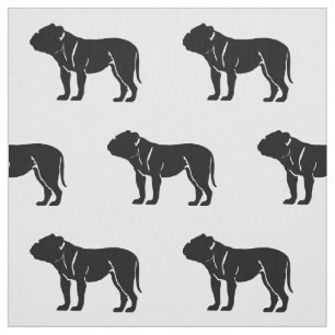 Tecido Animais de estimação do teste padrão da silhuet