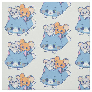Tecido Anime Tom, Jerry e Tuffy