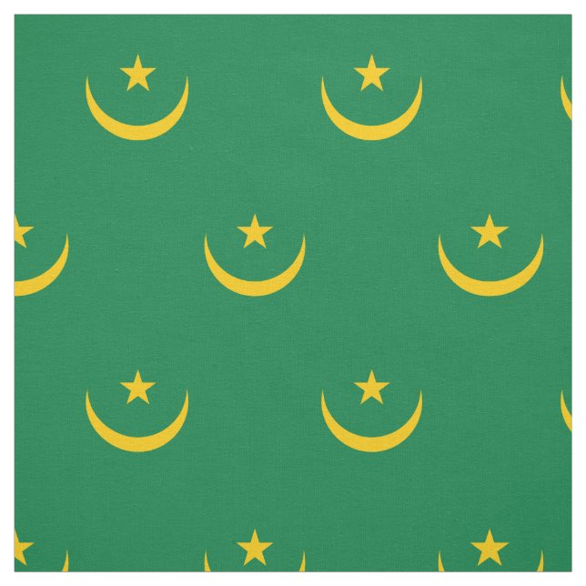 Tecido Antiga bandeira da Mauritânia (Modelo)