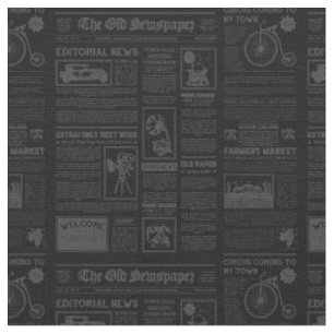 Tecido antigo jornal vintage do jornal "flapper" de 1920