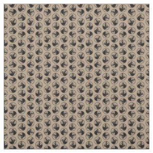 Tecido Antiguamente Emblemas de Cabeça de Cavalo Ocident