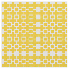 Tecido ao quadrado abstrato amarelo