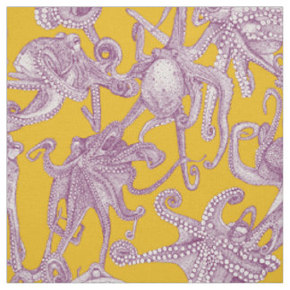 Tecido apenas polvo roxo amarelo