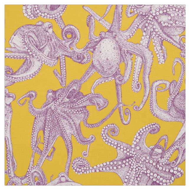 Tecido apenas polvo roxo amarelo (Modelo)