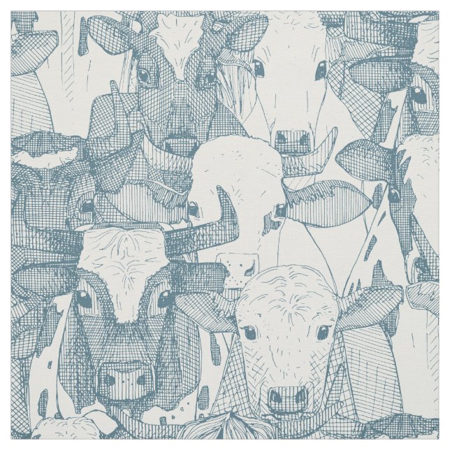 Tecido apenas um azul branco (Modelo)