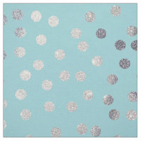 Aqua Blue e Silver Glitter Pontos de Cidade