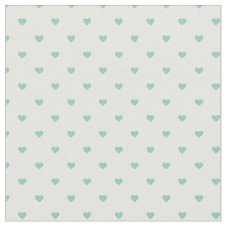 Tecido Aqua Bolinhas Hearts