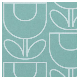 Tecido Aqua da tulipa do MCM