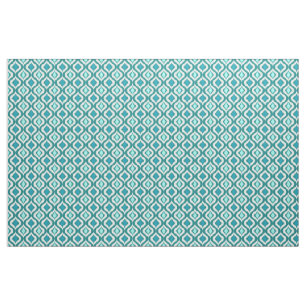 Tecido Aqua Turquoise Cute Teal Modern Ikat Fat Quarter
