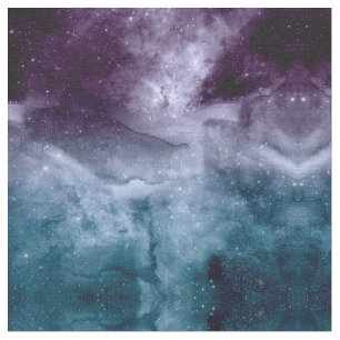 Tecido Aquarela e desenho abstrato nebuloso