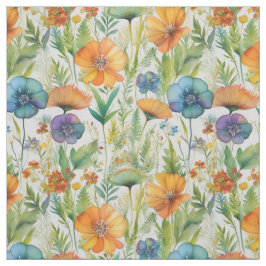 Tecido Aquarela Flores