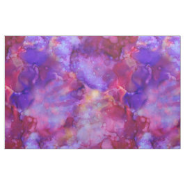 Tecido aquarelas de fantasia, tons quentes: