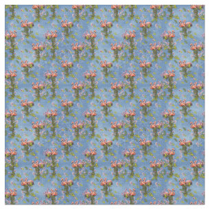 Tecido Aquarelas tropicais de Flamingos Repetem Impressão