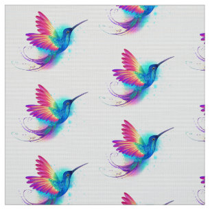 Tecido Arco-Íris Exótico Hummingbird