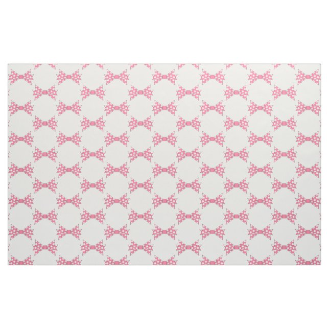 TECIDO ARCOS COR-DE-ROSA FEMININOS CHIQUES DAS BOLINHAS (Fat Quarter)
