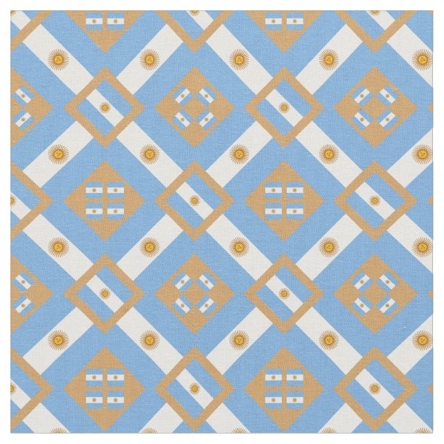 Tecido Argentina Flag & Trendy Argentina Moda G (Detalhe)