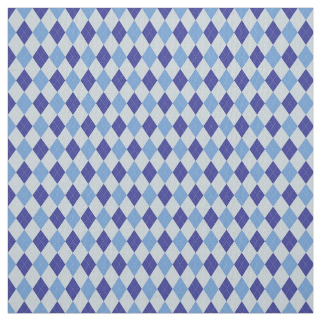 Tecido Argyle Azul (Modelo)